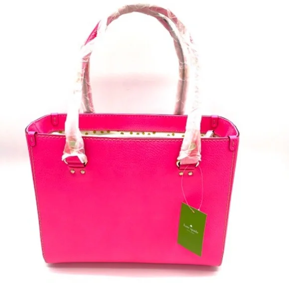 Kate Spade New York Pink Leather Wellesley Quinn Handbag~Simple Chic~Vintage